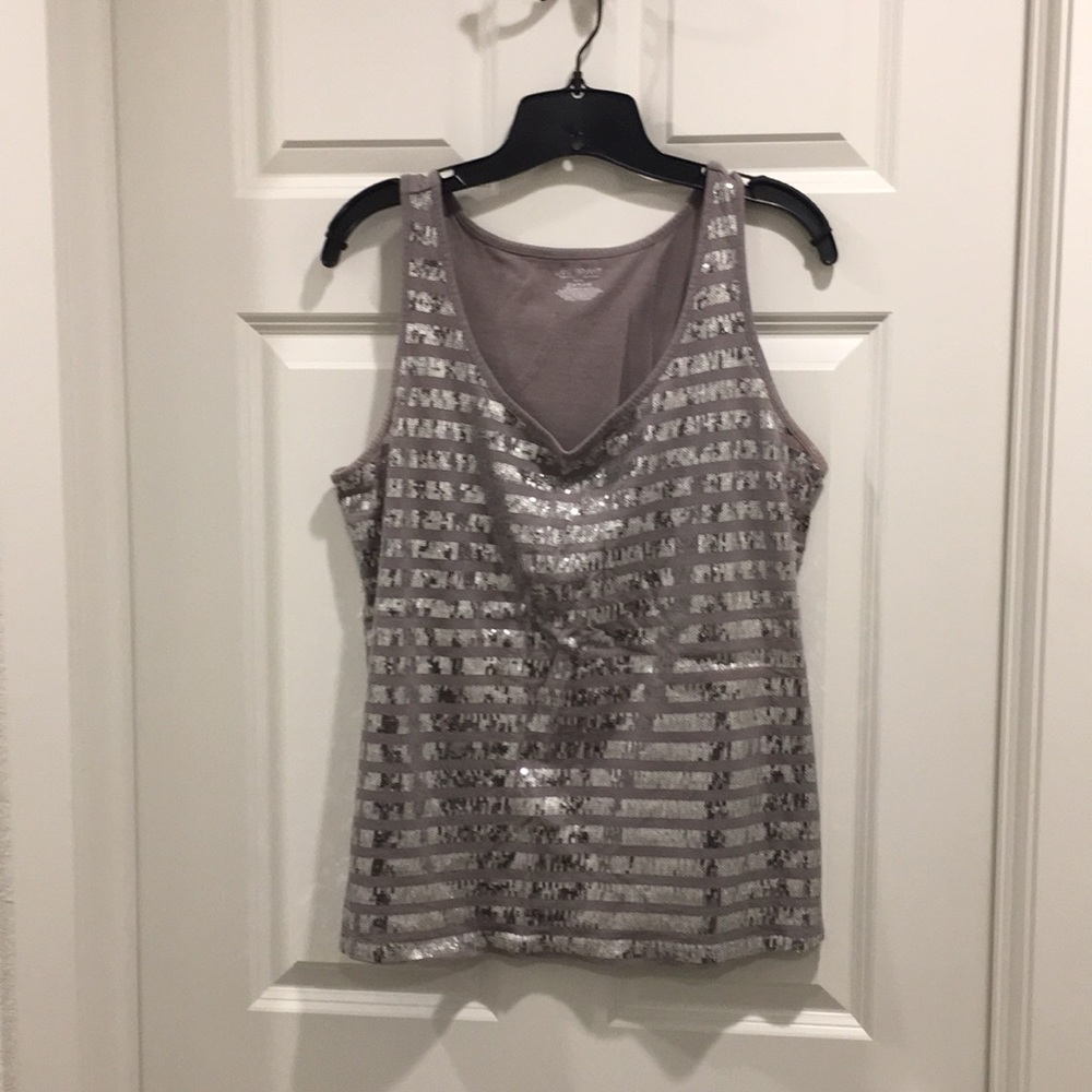 Lane Bryant sequined tank.